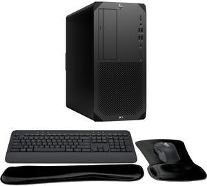 HP Z2 G9 Tower Workstation i7K Bundle, 32GB RAM, 1TB SSD, Windows 11 Pro, RTX A4000 16GB, T2U Plus WiFi and MK650 Wireless Keyboard & Mouse with Gel Mouse & Wrist Pad set