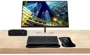 HP Workstation Bundle Z2 Mini G9 i7, 32GB RAM, 1TB SSD, Windows 11 Pro, UHD Graphics 770, Dual EliteDisplay E32k G5 32-inch 4K Monitor, MK650 Wireless Keyboard & Mouse, Gel Mouse & Wrist Pad