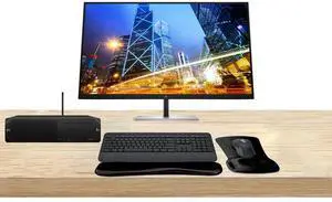 HP Workstation Bundle Z2 SFF G9 i7, 16GB RAM, 512GB SSD, Windows 11 Pro, UHD Graphics 770, Dual EliteDisplay E32k G5 32-inch 4K Monitor, T2U Plus WiFi, MK650 Wireless Keyboard & Mouse with Gel Pad