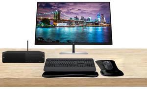 HP Workstation Bundle Z2 SFF G9 i7, 64GB RAM, 1TB SSD, Windows 11 Pro, RTX A2000 12GB, Dual EliteDisplay E32k G5 32-inch 4K Monitor, T2U Plus WiFi, MK650 Wireless Keyboard & Mouse with Gel Pad