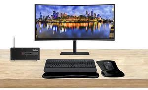 Lenovo ThinkStation P3 SFF i7, 32GB RAM, 1TB SSD, T1000 8GB DDR6 GPU Bundled with ViewFinity S65UA 34 Curved 2K UWQHD , MK650 Wireless Keyboard & Mouse, Gel Mouse & Wrist Pad