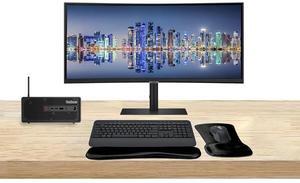 Lenovo ThinkStation P3 SFF i7, 64GB RAM, 1TB SSD, RTX A2000 12GB Bundled with ViewFinity S95UC 49 Curved Dual 2K, MK650 Wireless Keyboard & Mouse, Gel Mouse & Wrist Pad