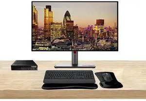 Lenovo ThinkStation P3 Tiny i7, 32GB RAM, 1TB SSD, T1000 8GB DDR6 Graphics Bundled with with Dual ThinkVision P27q 27 2K QHD, MK650 Wireless Keyboard & Mouse, Gel Mouse & Wrist Pad