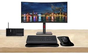 Lenovo ThinkStation P3 Tower i7, 64GB RAM, 1TB SSD, RTX A2000 12GB DDR6 Bundled with ThinkVision T34w 34 Curved 2K, MK650 Wireless Keyboard & Mouse, Gel Mouse & Wrist Pad