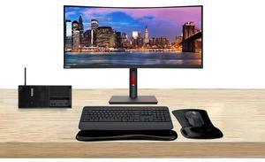 Lenovo ThinkStation P3 Tower i7k, 64GB RAM, 1TB SSD, RTX A4000 16GB DDR6 Bundled with ThinkVision T34w 34 Curved 2K, MK650 Wireless Keyboard & Mouse, Gel Mouse & Wrist Pad