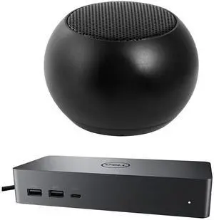Dell UD22 Universal Dock 96W Quad 4K Support Bundled with Bluetooth Mini Speaker, Latitude (3000,5000,7000,9000), Precision (3000,5000,7000), XPS 13, XPS 15, XPS 17 Dell UD22 Universal Dock 96W Quad 4K Support Bundled with Bluetooth Mini Speaker, Latitude (3000,5000,7000,9000), Precision (3000,5000,7000), XPS 13, XPS 15, XPS 17