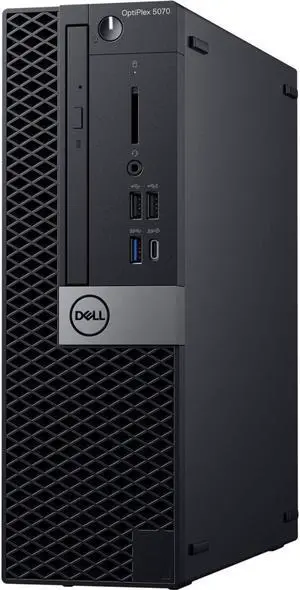 Dell OptiPlex 5070 Small Form Factor Desktop Computer, Intel Core i7-9700 CPU, 8GB RAM, 1TB HDD, Windows 10 Professional