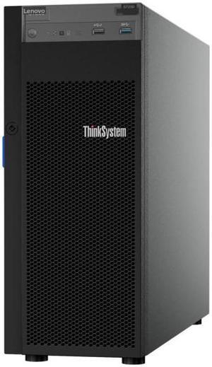 Lenovo ThinkSystem ST250 Tower Server, Intel Xeon 3.3GHz CPU, 64GB DDR4 2666MHz RAM, 16TB HDD Storage, JBOD RAID, Windows Server 2019