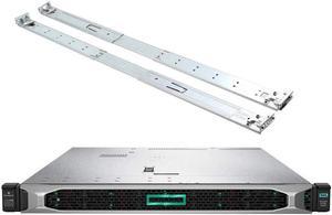 HP ProLiant DL360 Gen10 Server Bundle with Rail Kit, 2 x Intel Silver 4110 8 Core CPUs, 64GB RAM, 7.68TB Enterprise SSD Drives, RAID, Windows Server 2019