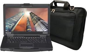 Panasonic Toughbook CF54 Laptop PC Bundle with Laptop Bag Intel Core i57300U 26GHz 8GB RAM 500GB SSD Windows 10 Pro