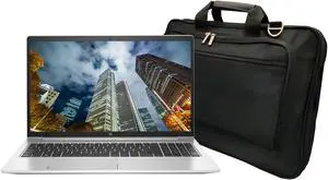 HP ProBook 450 G8 15.6in Notebook PC Bundle with Intel Core i5-1135G7 Quad-Core (4 Core), 8GB DDR4, 256GB SSD, 1920 x 1080 Display, Webcam, WiFi, Bluetooth, Win 10 Pro, and Laptop Bag