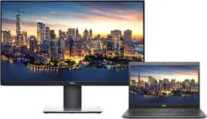 Dell Latitude 3510 15.6" FHD Laptop i5-10210U 8GB 256GB SSD Windows 10 Pro 1T48Y and Dell P2719H 27" Full HD 1920 x 1080 60Hz DisplayPort HDMI VGA USB Hub Anti-Glare