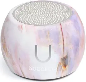 Fashionit U Speakers Boost Water-Resistant Portable Wireless Bluetooth Speaker with Built-In Subwoofer, Mic & Selfie Remote Control - Ideal for Active Lifestyle, Travel, Home, & Office - Gemstone