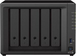 Synology DiskStation DS1522+ NAS Server with Ryzen 2.6GHz CPU, 32GB Memory, 100TB HDD Storage, 1TB M.2 NVMe SSD, 4 x 1GbE LAN Ports, DSM Operating System