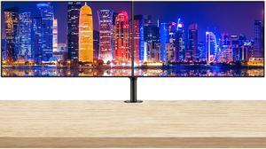 Lenovo ThinkVision P27h 27-inch 2560 x 1440 LED Backlit Quad HD LCD Monitor, 2-Pack Bundle with HDMI, DisplayPort in & out, Daisy Chain ready, Dock, USB-C, USB Hub, Desk Mount Dual Monitor Stand