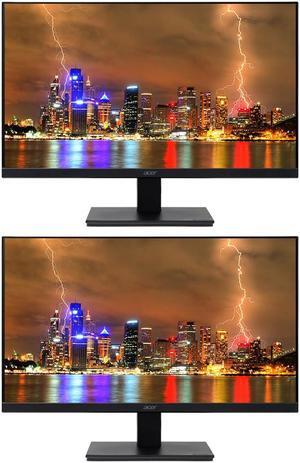 Acer Vero V7 V247Y E BI 24-inch 1080P Full HD IPS 100 Hz 4 ms Backlit Widescreen LCD Monitor, 2-Pack bundle with Eye Care, VGA, HDMI