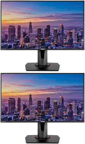 Asus TUF VG278QR 27-inch 1920 x 1080 FHD 165 Hz 0.5 ms LCD Gaming Monitor, 2-Pack Bundle with Extreme Low Motion Blur, Eye Care, FreeSync Premium, DisplayPort, HDMI, Integrated Speakers
