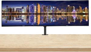 Asus TUF VG279QM1A 27 1920 x 1080 FHD 280 Hz 1 ms LCD Gaming Monitor, 2-Pack Bundle with Low Motion Blur, Eye Care, FreeSync Premium, DisplayPort, HDMI, Speakers, Desk Mount Dual Monitor Stand