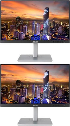Asus ProArt PA278CV 27-inch 1440P 2K WQHD 100% sRGB IPS Professional Monitor, 2-Pack Bundle with USB-C, DisplayPort Daisy-Chain, HDMI, USB Hub, Integrated Speakers