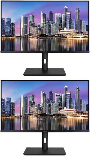Asus ProArt PA329CV 32-inch 2160P 4K UHD 100% sRGB IPS Professional Monitor, 2-Pack Bundle with USB-C, DisplayPort, HDMI, USB Hub, Integrated Speakers