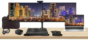 HP ProBook 455 G10 15.6" Ryzen 5, 8GB RAM, 256GB SSD, Bundle with 2 x EliteDisplay E27 27" Monitors, Dual Stand, USB-C Dock, MK670 Wireless Keyboard and Mouse, Gel Pad, Webcam, Headphones, Bag HP ProBook 455 G10 15.6" Ryzen 5, 8GB RAM, 256GB SSD, Bundle with 2 x EliteDisplay E27 27" Monitors, Dual Stand, USB-C Dock, MK670 Wireless Keyboard and Mouse, Gel Pad, Webcam, Headphones, Bag