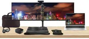 HP ProBook 450 G10 15.6" i5, 16GB RAM, 256GB SSD, Bundle with 2 x EliteDisplay E24 24" Monitors, Dual Stand, USB-C Dock, MK670 Wireless Keyboard and Mouse, Gel Pad, Webcam, Headphones, Bag HP ProBook 450 G10 15.6" i5, 16GB RAM, 256GB SSD, Bundle with 2 x EliteDisplay E24 24" Monitors, Dual Stand, USB-C Dock, MK670 Wireless Keyboard and Mouse, Gel Pad, Webcam, Headphones, Bag