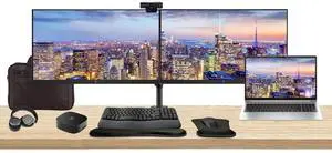 HP ProBook 450 G10 15.6" i5, 16GB RAM, 256GB SSD, Bundle with 2 x EliteDisplay E27 27" Monitors, Dual Stand, USB-C Dock, MK670 Wireless Keyboard and Mouse, Gel Pad, Webcam, Headphones, Bag HP ProBook 450 G10 15.6" i5, 16GB RAM, 256GB SSD, Bundle with 2 x EliteDisplay E27 27" Monitors, Dual Stand, USB-C Dock, MK670 Wireless Keyboard and Mouse, Gel Pad, Webcam, Headphones, Bag