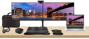 HP ProBook 445 G10 14" Ryzen 7, 16GB RAM, 512GB SSD, Bundle with 2 x EliteDisplay E24 24" Monitors, Dual Stand, USB-C Dock, MK670 Wireless Keyboard and Mouse, Gel Pad, Webcam, Headphones, Bag HP ProBook 445 G10 14" Ryzen 7, 16GB RAM, 512GB SSD, Bundle with 2 x EliteDisplay E24 24" Monitors, Dual Stand, USB-C Dock, MK670 Wireless Keyboard and Mouse, Gel Pad, Webcam, Headphones, Bag