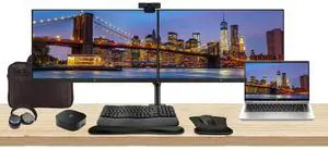 HP ProBook 445 G10 14" Ryzen 7, 16GB RAM, 512GB SSD, Bundle with 2 x EliteDisplay E27 27" Monitors, Dual Stand, USB-C Dock, MK670 Wireless Keyboard and Mouse, Gel Pad, Webcam, Headphones, Bag HP ProBook 445 G10 14" Ryzen 7, 16GB RAM, 512GB SSD, Bundle with 2 x EliteDisplay E27 27" Monitors, Dual Stand, USB-C Dock, MK670 Wireless Keyboard and Mouse, Gel Pad, Webcam, Headphones, Bag