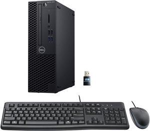 Dell 3070 SFF Desktop PC Bundle with Keyboard Mouse, Intel Core i5-9500 3.0GHz 6 Core (Hexa Core), 16GB DDR4 RAM, 500GB SSD, WiFi, Windows 10 Pro