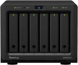 Synology DiskStation DS620slim iSCSI NAS Server with Intel Celeron Up to 2.5GHz CPU, 6GB Memory, 8TB (4 x 2TB) SSD Storage, DSM Operating System Synology DiskStation DS620slim iSCSI NAS Server with Intel Celeron Up to 2.5GHz CPU, 6GB Memory, 8TB (4 x 2TB) SSD Storage, DSM Operating System