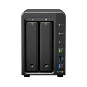 Synology DiskStation DS718+ NAS Server for Business with Intel Celeron CPU, 6GB Memory, 4TB HDD Storage, Synology DSM Operating System Synology DiskStation DS718+ NAS Server for Business with Intel Celeron CPU, 6GB Memory, 4TB HDD Storage, Synology DSM Operating System