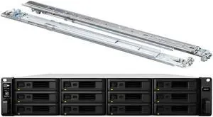 Synology RackStation RS2418+ NAS Server Bundle with Rail Kit, Intel Atom C3538 Quad-Core, 8GB DDR4, 24TB SATA HDD, Synology DSM Software Synology RackStation RS2418+ NAS Server Bundle with Rail Kit, Intel Atom C3538 Quad-Core, 8GB DDR4, 24TB SATA HDD, Synology DSM Software