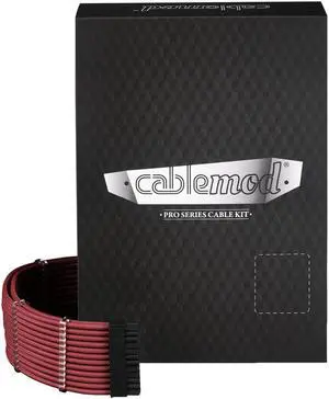 CableMod PRO ModMesh C-Series RMi & RMx Cable Kit - BLOOD RED