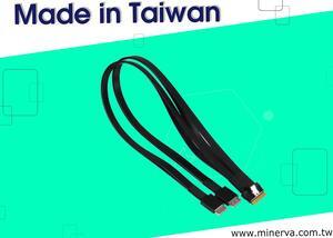 SlimSAS (SFF-8654) 8-Lane to OCulink (SFF-8611) 4-Lane X2 Cable