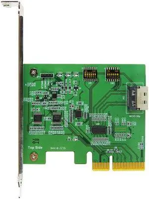 PCIe x4 Gen4 with ReDriver to MCIO 38P Add-in Card PCIe x4 Gen4 with ReDriver to MCIO 38P Add-in Card