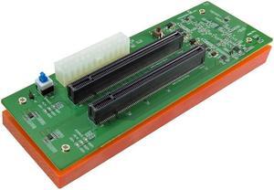 PCIe x16 Gen4 Slot to PCIe x16 Slot with +12V, 3.3V, 3.3Vaux Hot Swap Power Controllers