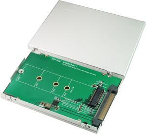 U.2 2.5" Drive Enclosure for M.2 NVMe SSD with SMBUS