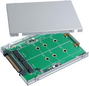 Innocard SATA Express to M.2 SSD dual port Adapter with 2.5" Aluminum Enclosure