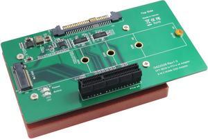 Innocard U.2 (SFF-8639) to M.2 NVMe SSD & PCIe x4 Slot Adapter test tooling