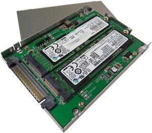 Innocard BU287F U.2 (SFF-8639) to M.2 NVMe SSD & SATA Express to M.2 (SATA interface) Adapter with 2.5" Housing