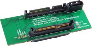 Innocard U.2 female to U.2 male & SATA interposer Card
