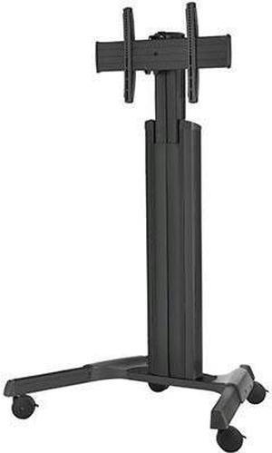 Chief MPAUB Medium FUSION Manual Height Adjustable Video Cart for 37 to 55" Displays (Black)