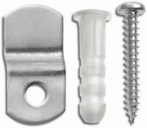 Set Hldr Mirr Stl Nic Pltd Ook THE HILLMAN GROUP Mirror Hangers 50221 Steel