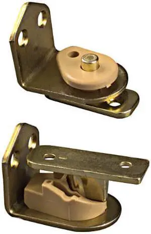 Swing N' Stay Cafe Door Hinge NATIONAL Door Hardware N173-823 Brass Steel
