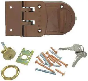 Yale Security, V197, Jimmy Proof Single Cylinder Deadlock, Two Hardened Steel Interlocking Deadbolts