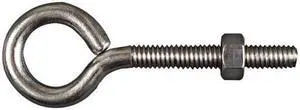 Blt Eye 5/16In 3-1/4In Ss STANLEY HARDWARE Eye Bolts - Ss 221614 Zinc Plated