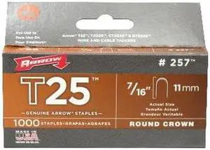 Arrow Fastener 7/16" Staple 257 Unit: EACH Contains 5 per case