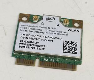 Genuine Dell Inspiron 15R 7520 15.6" Wifi Wireless Half Card 5DVH7 2230BNHMW