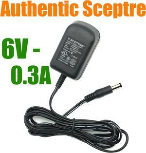 Genuine Sceptre U060030D12 Class 2 Power Supply PD6300PL06 6VDC 300mA Plug In